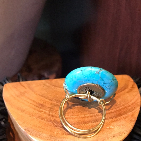 Handmade brass ring - Picture 3 of 3